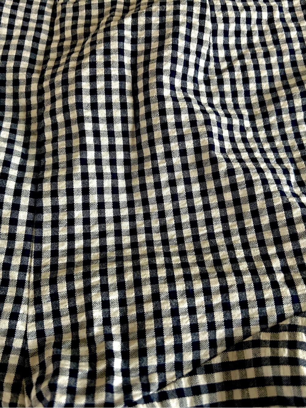 Cute Ruffle ZARA Black & White Gingham Seersucker Shorts Womens XS - Picture 3 of 4